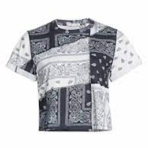 Alice + Olivia. Elina Bandana-Print Cotton T-Shirt